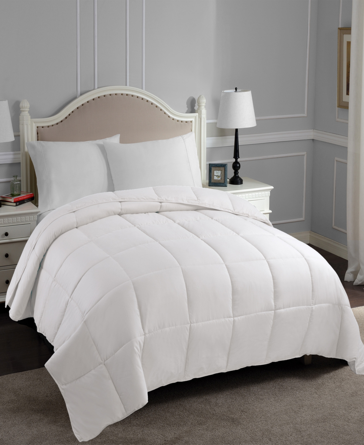 Superior All Season Down Alternative Reversible Comforter,