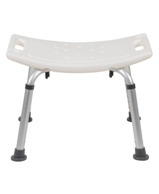 Tool-Free 300 Lb. Capacity, Adjustable Bath & Shower Chair W/ Non-Slip Feet