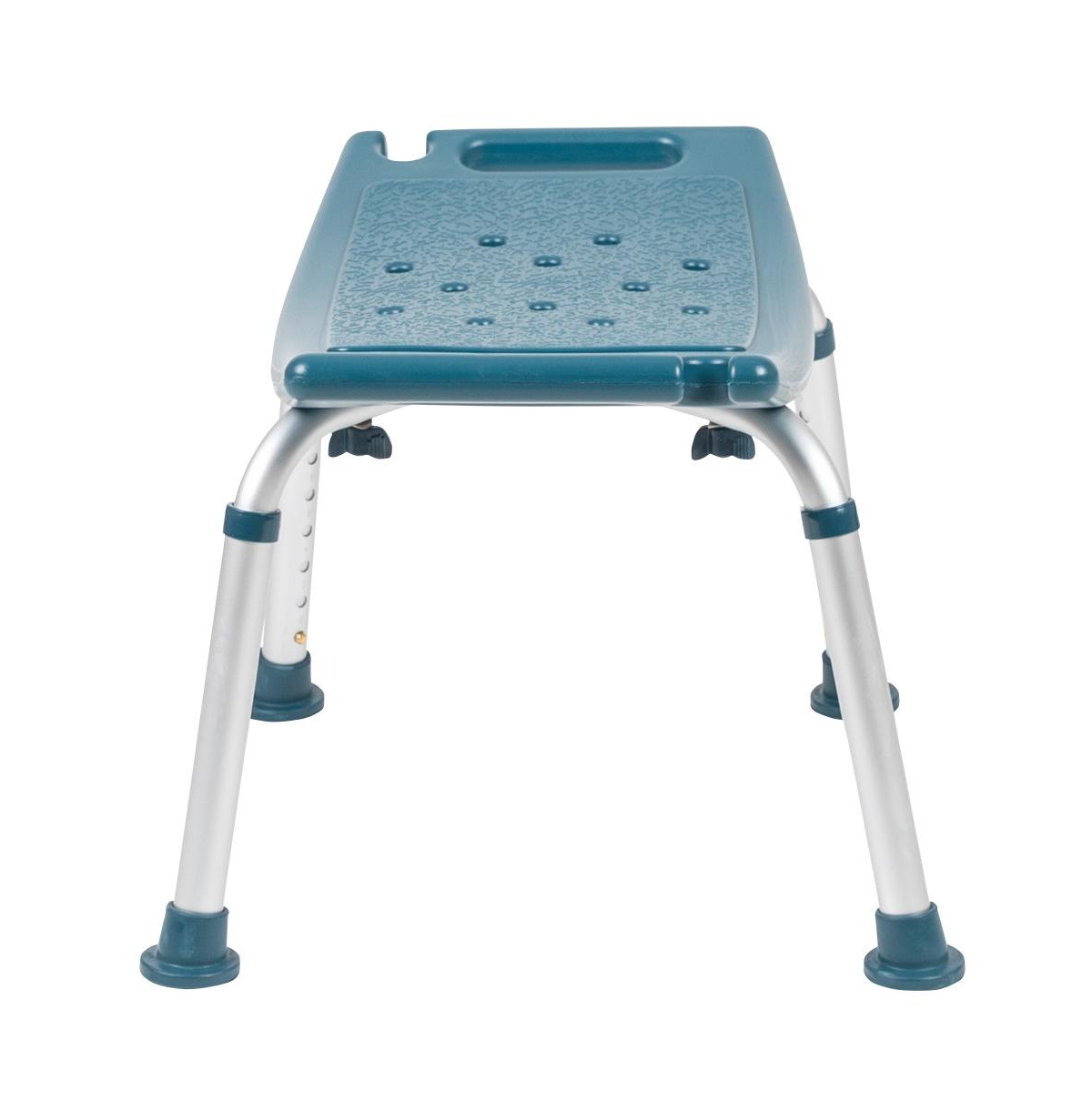 Tool-Free 300 Lb. Capacity, Adjustable Bath & Shower Chair W/ Non-Slip Feet
