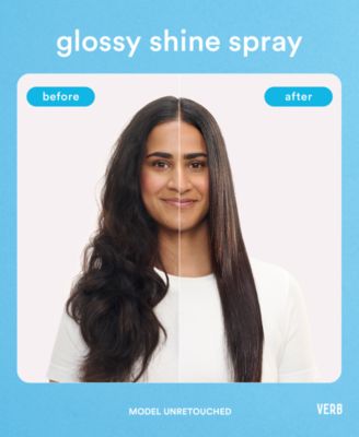 Glossy Shine Spray With Heat Protection, 6.5 oz.