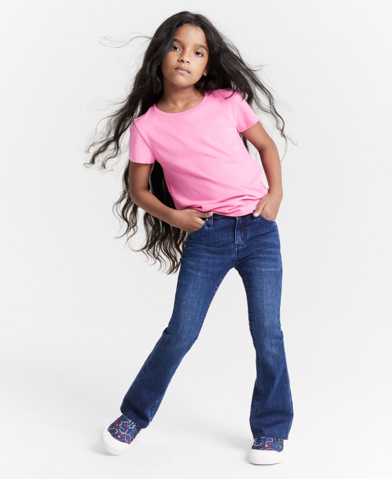 XS-XL Girls Core Crewneck T-Shirt
