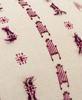 CLOSEOUT! Geometric Polyester Filled Decorative Pillow, 14" x 26"