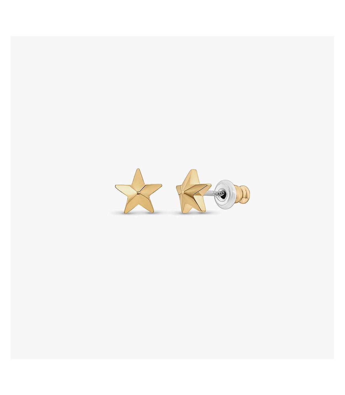 Star Stud Earrings - Gold
