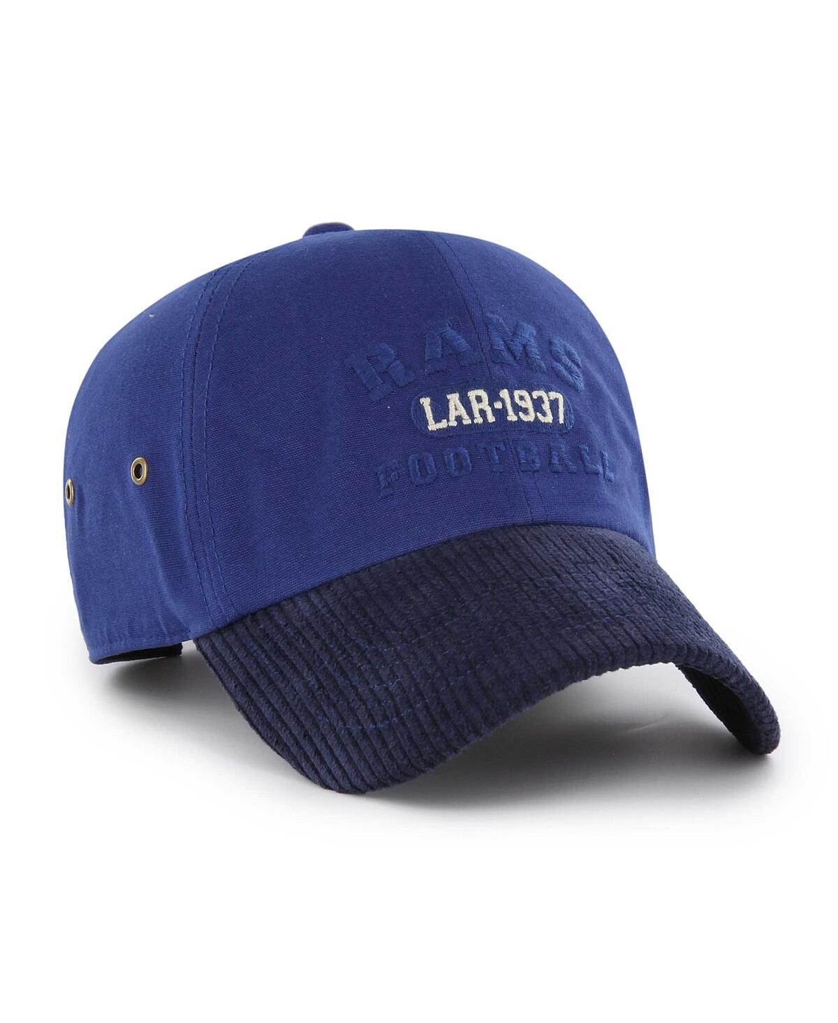 47 Brand Men'sLos Angeles Rams Ridgeway Clean Up Adjustable Hat - Royal