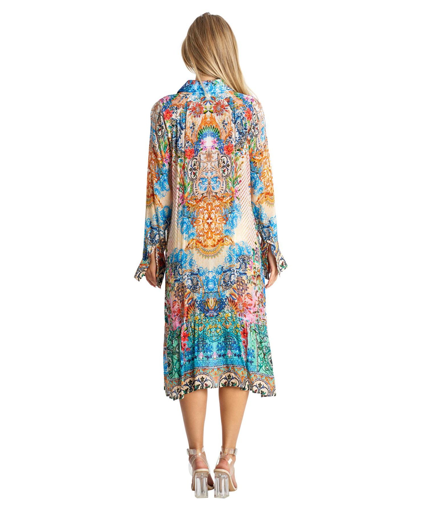 Women's Maxi Buttoned Overshirt