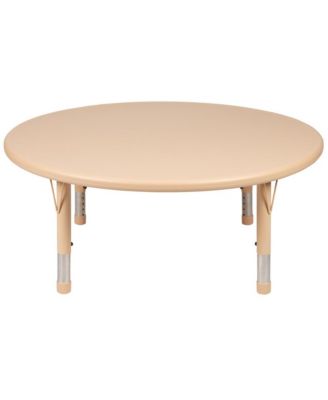 45" Round Plastic Height Adjustable Activity Table