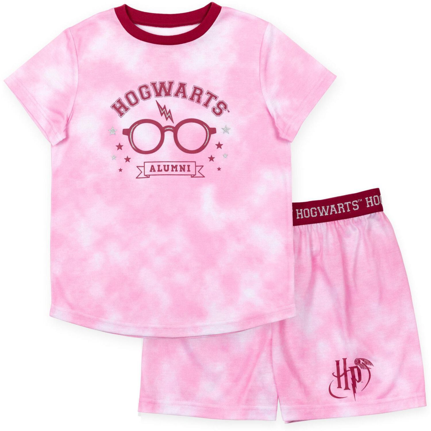 Girls' 2-Piece Pajama Shirt and Shorts Set