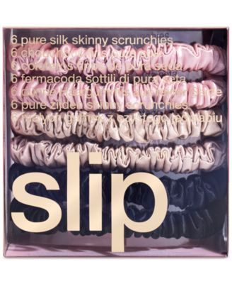 6-Pc. Pure Silk Skinny Scrunchies Set