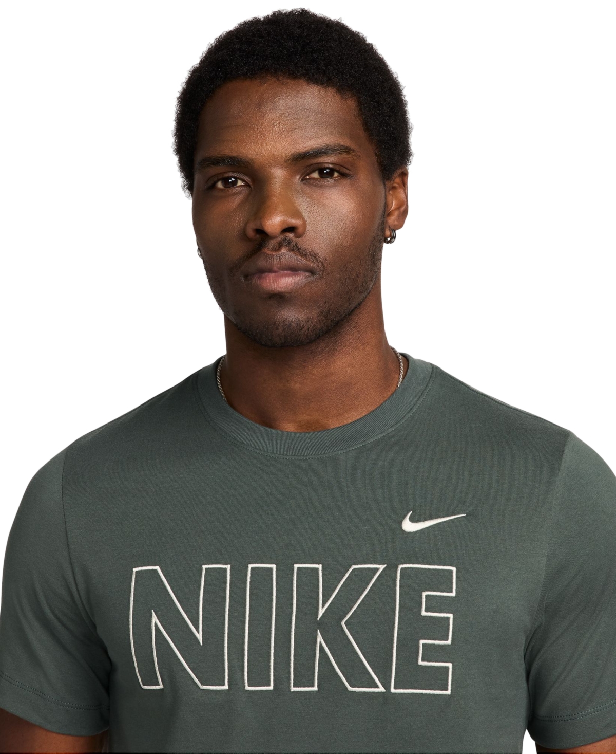 Nike Men's Sportswear Logo Graphic Short Sleeve Crewneck T-Shirt -(sea Glass)
