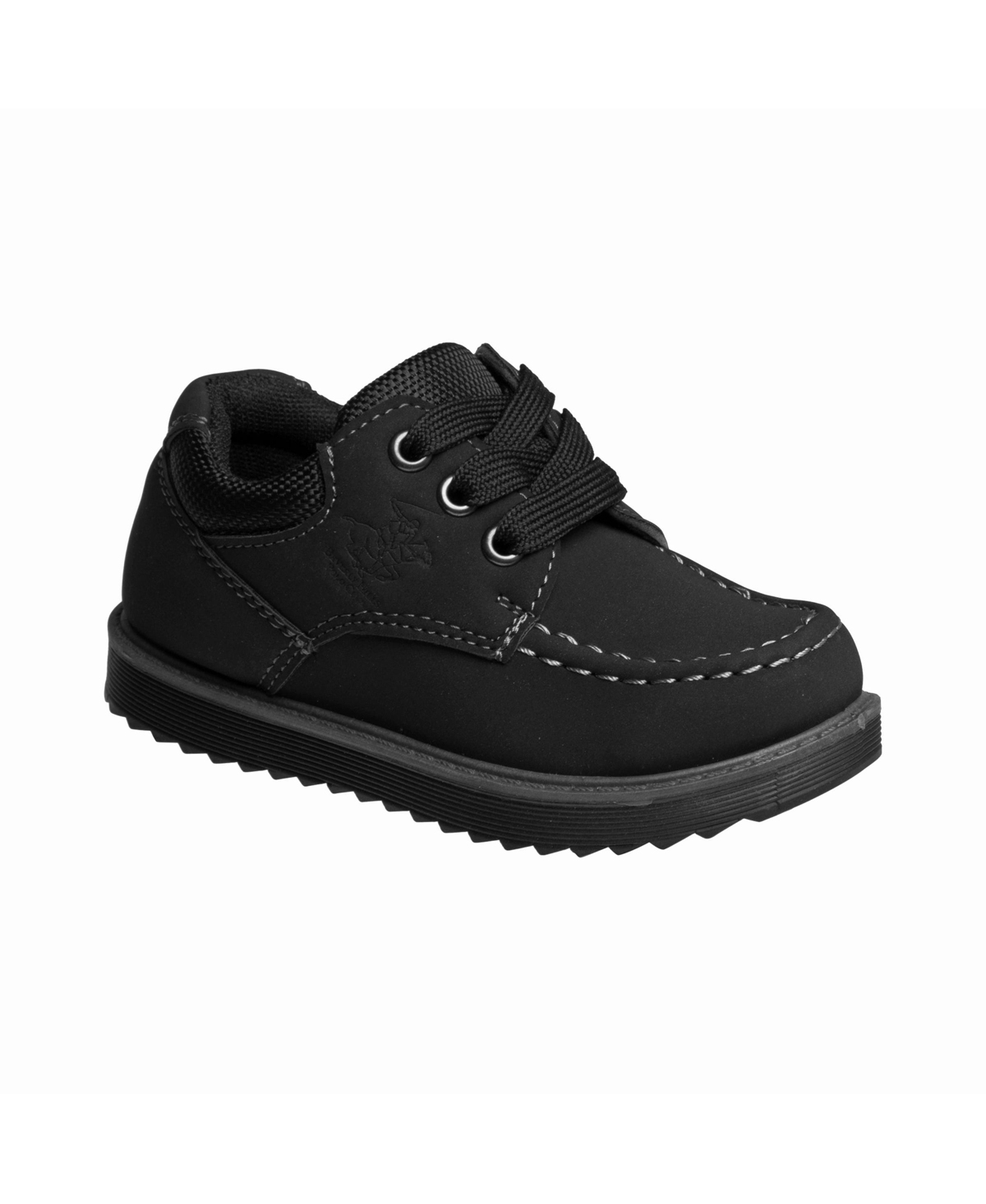 Shop Beverly Hills Polo Club Toddler Oxford Lace-up Casual Shoes In Black