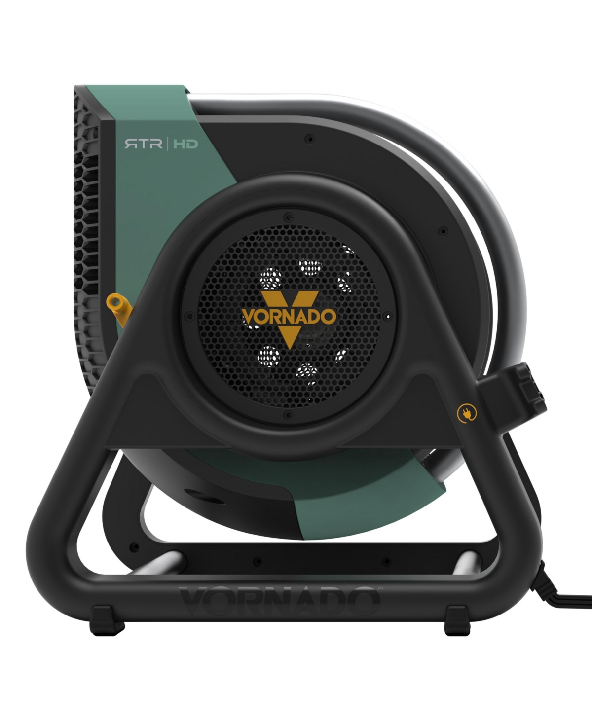 Vornado Rtr Heavy Duty Air Circulator, 3-speed High Velocity Shop Blower Fan For Whole Room In Green