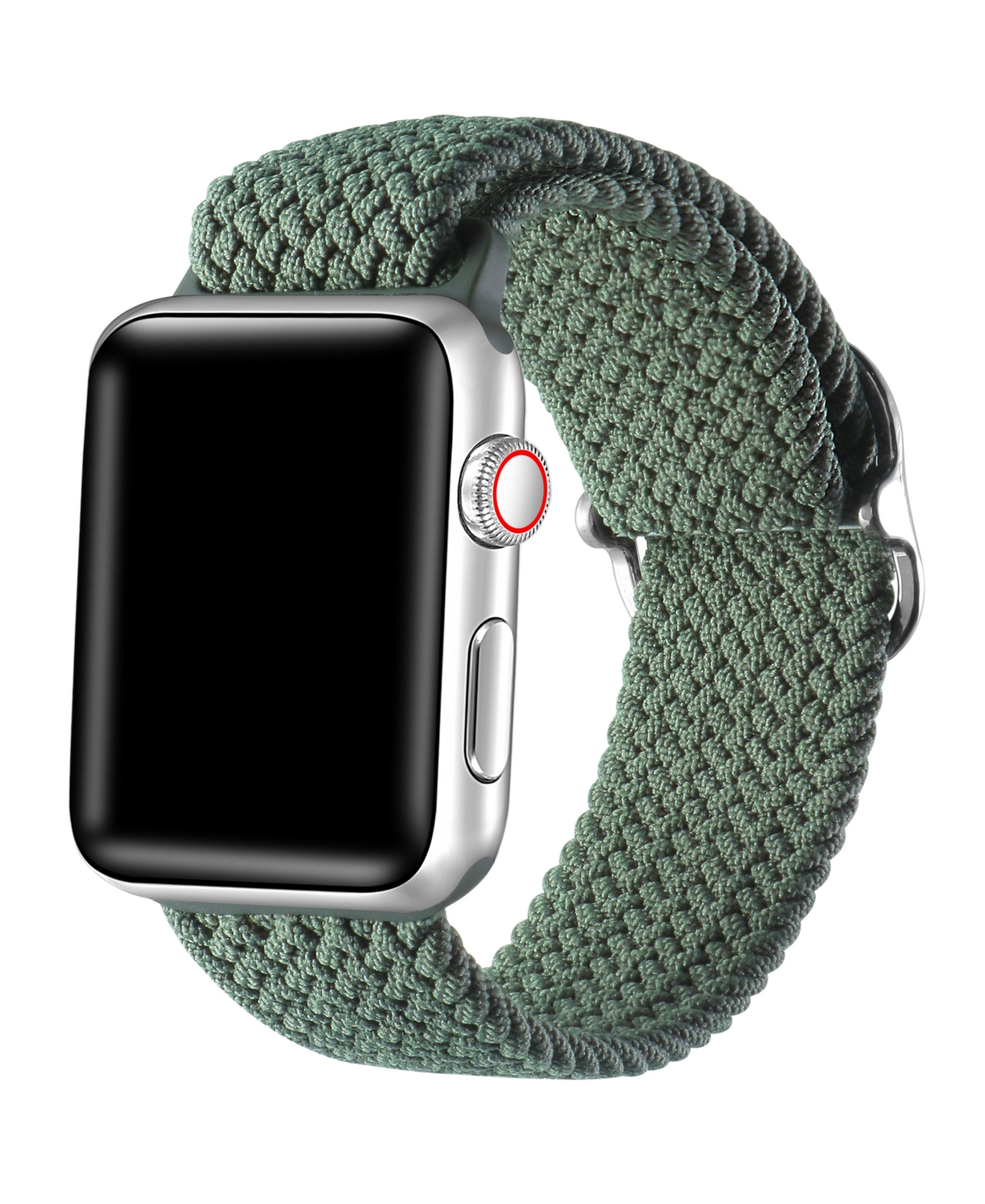Shop Posh Tech Unisex Avalon Nylon Band For Apple Watch Size-42mm,44mm,45mm,49mm In Green