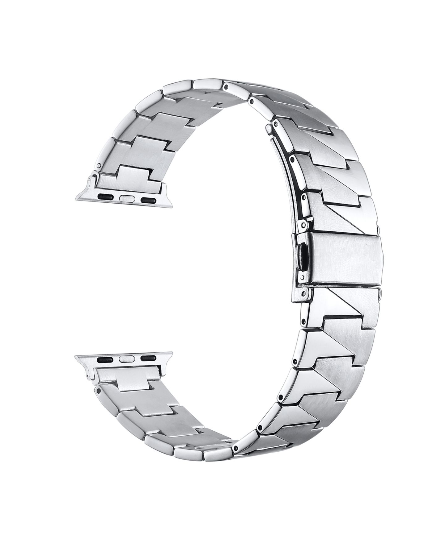 Ремешок для часов Posh Tech Scarlett Stainless Steel Band for Apple Watch 40,41,42mm, цвет: Серебряный — фото 2