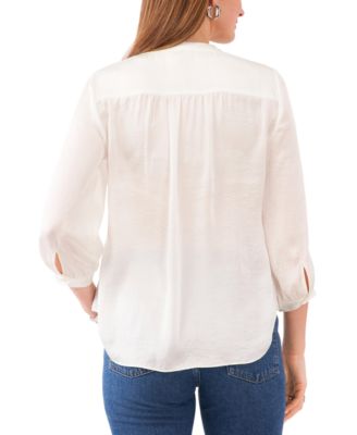 Women's V-Neck 3/4-Sleeve Blouse