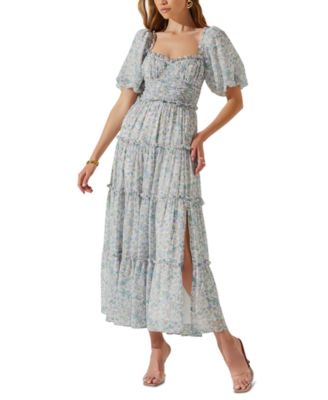 ASTR the Label Women's Prina Ruffled Tiered Maxi Dress - Macy's