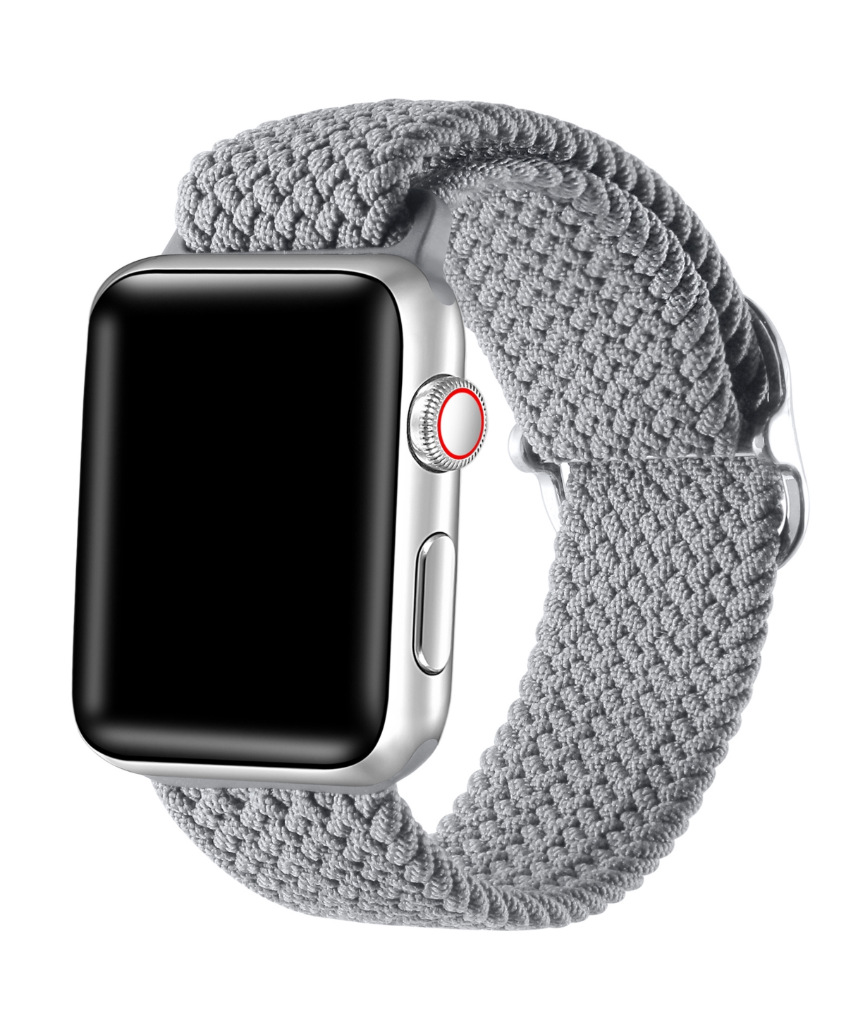 Shop Posh Tech Unisex Avalon Nylon Band For Apple Watch Size-42mm,44mm,45mm,49mm In Grey