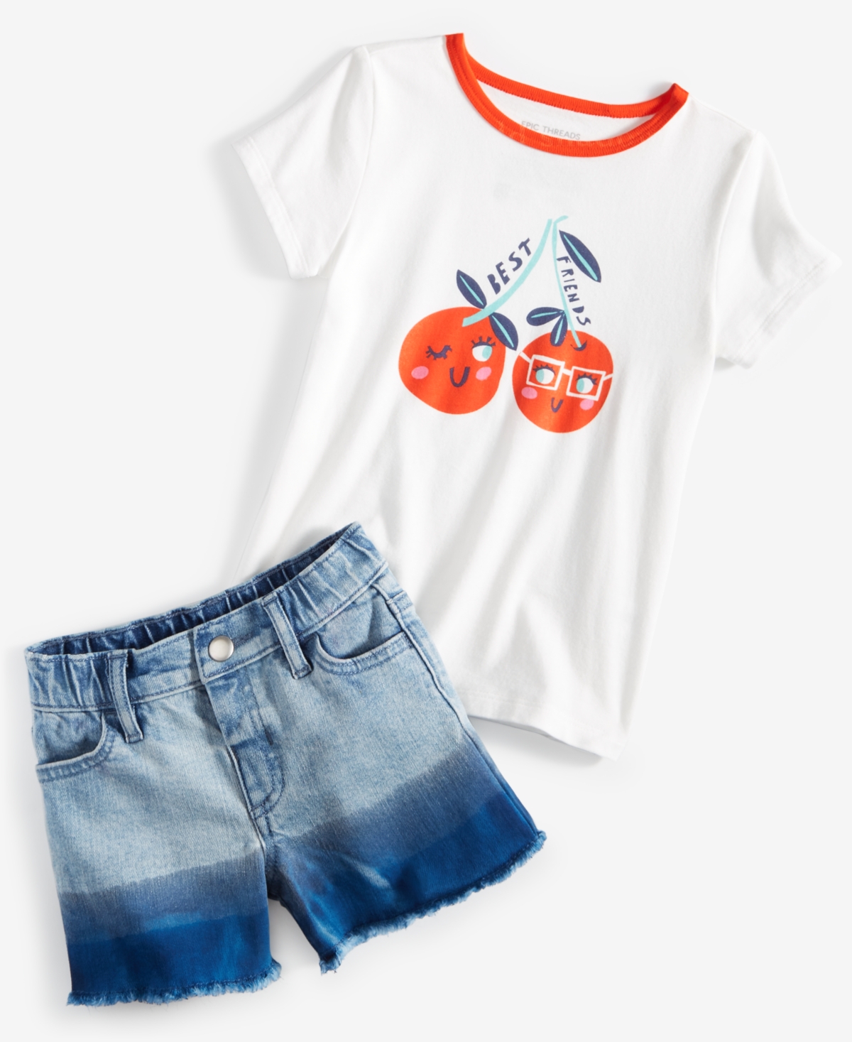 Epic Threads Toddler Girls Best Friends Graphic T-Shirt, Created for Macy's