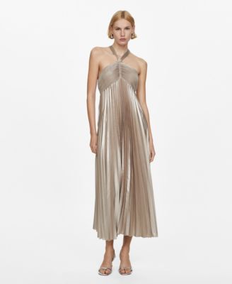 green emerald velvet dress Mango pleated dress  HotBrandDeals