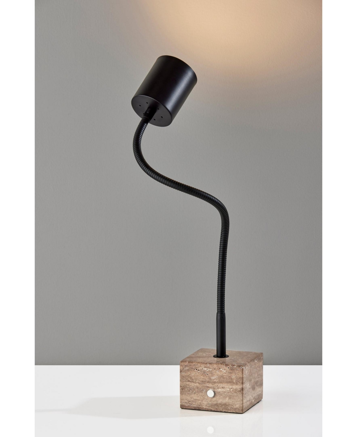 Adesso 19" Rutherford Led Desk Lamp In Black