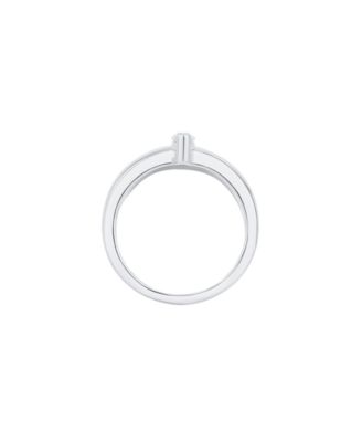 Cubic Zirconia Double Band Ring