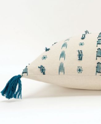 CLOSEOUT! Geometric Polyester Filled Decorative Pillow, 14" x 26"