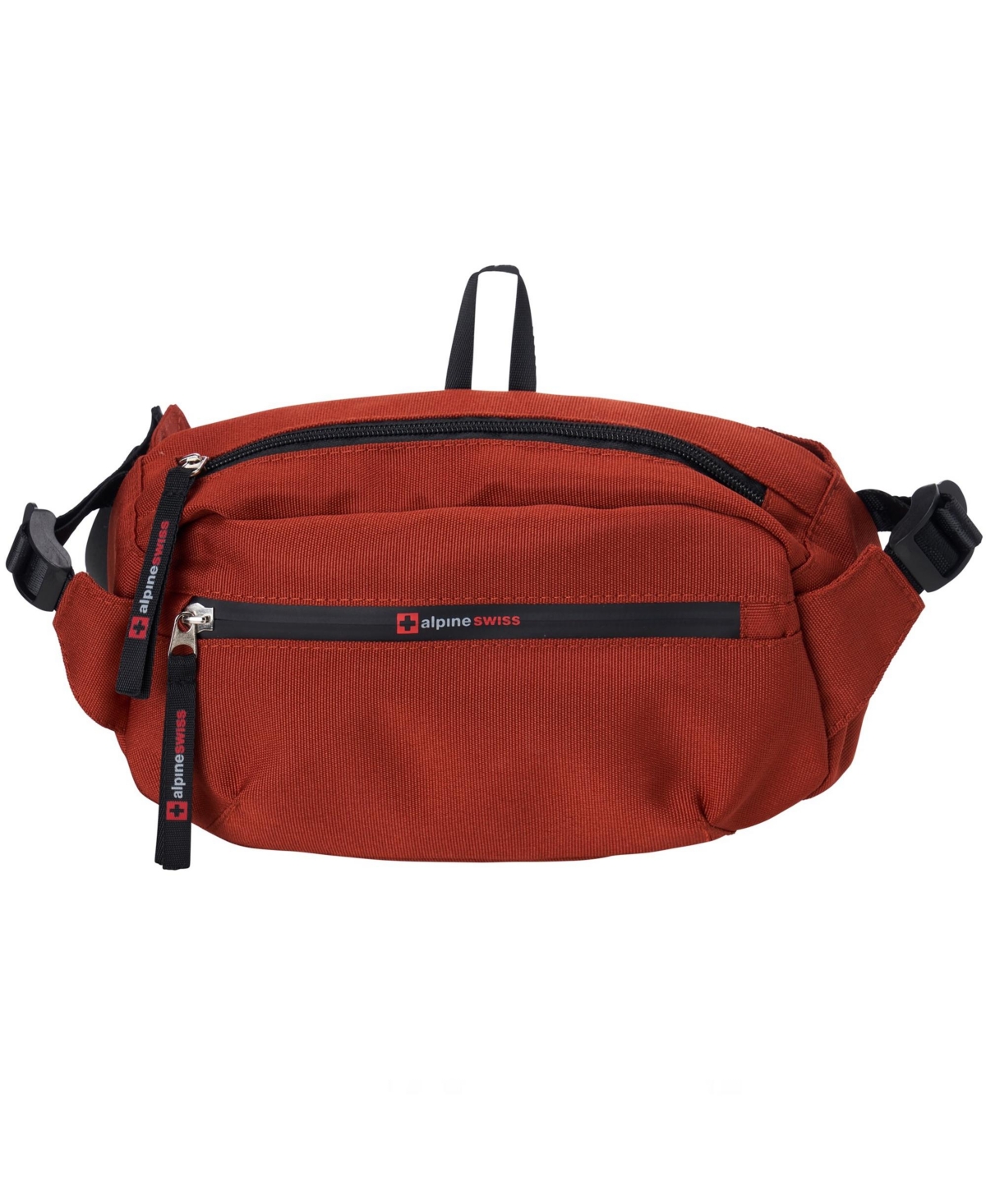 Men's Fanny Pack Adjustable Waist Bag Sling Crossbody Chest Pack Bum Bag - Brick