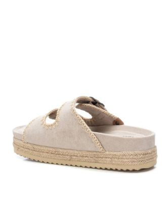 Women's Suede Flat Sandals By XTI