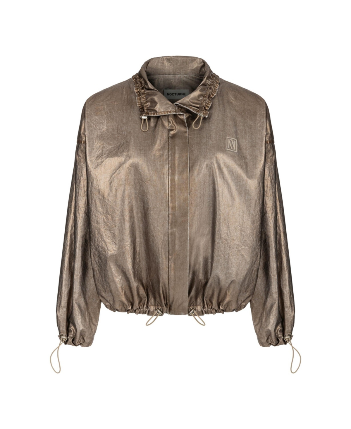 Nocturne Women's Bronze Metallic Jacket