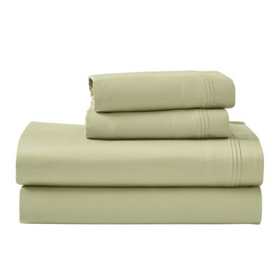 1000-TC Egyptian Cotton Solid Deep Pocket Sheet Set, King Size