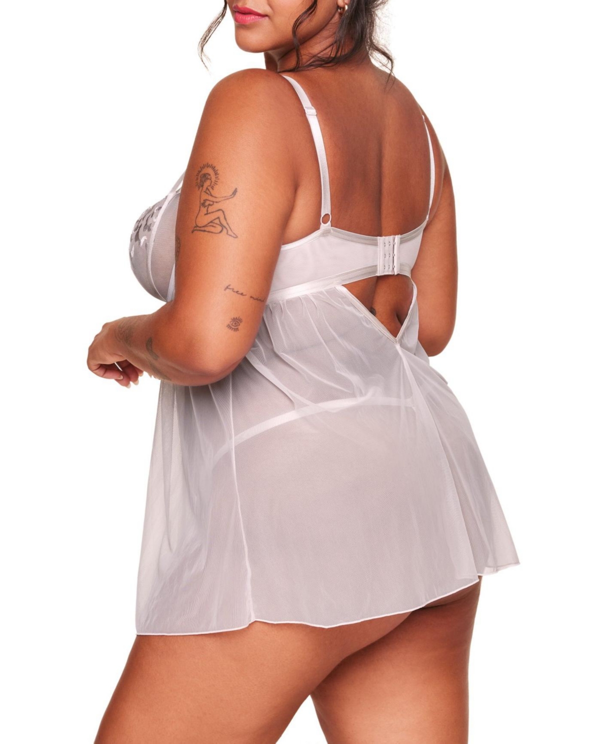 Adore Me Plus Size Jestina Babydoll Lingerie