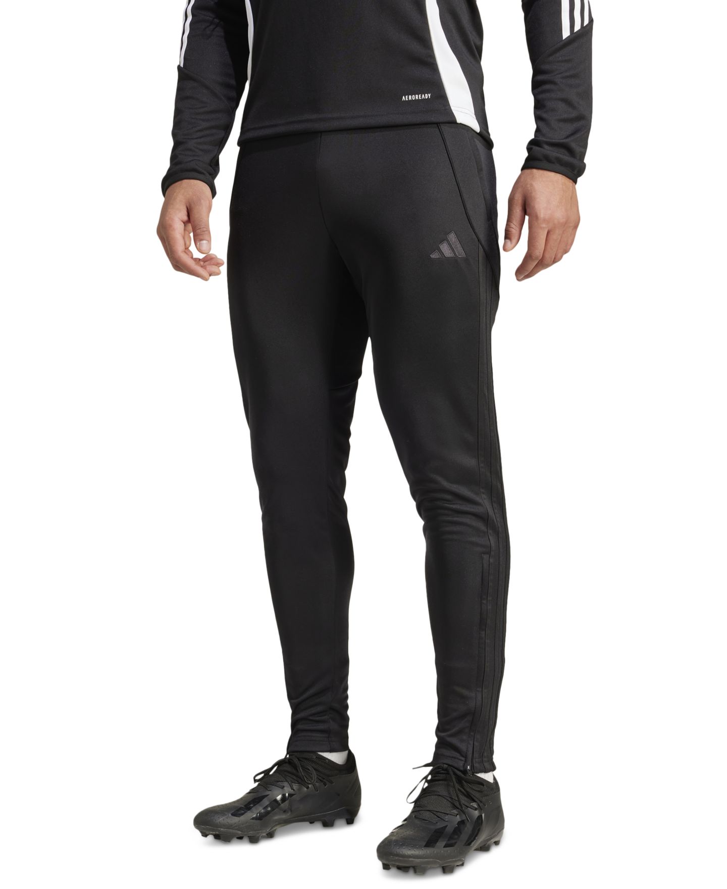 Мужские брюки adidas Tiro 24 League, цвет: Чёрный — фото 1
