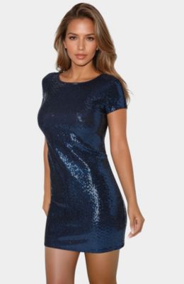 Women's Mini T-Shirt Disco Dot Dress