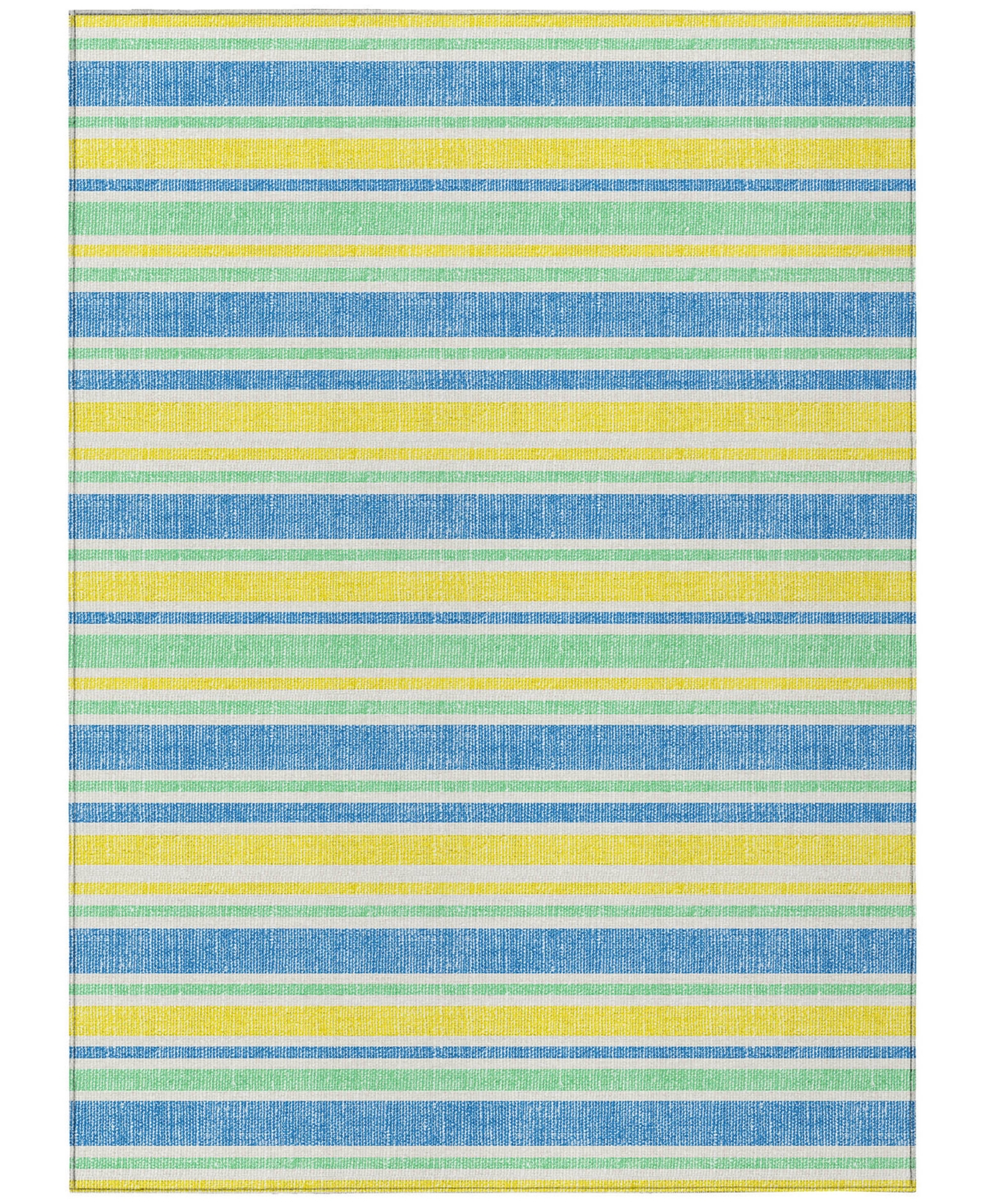 Shop Addison Chantille Machine Washable Acn531 5'x7'6 Area Rug In Yellow
