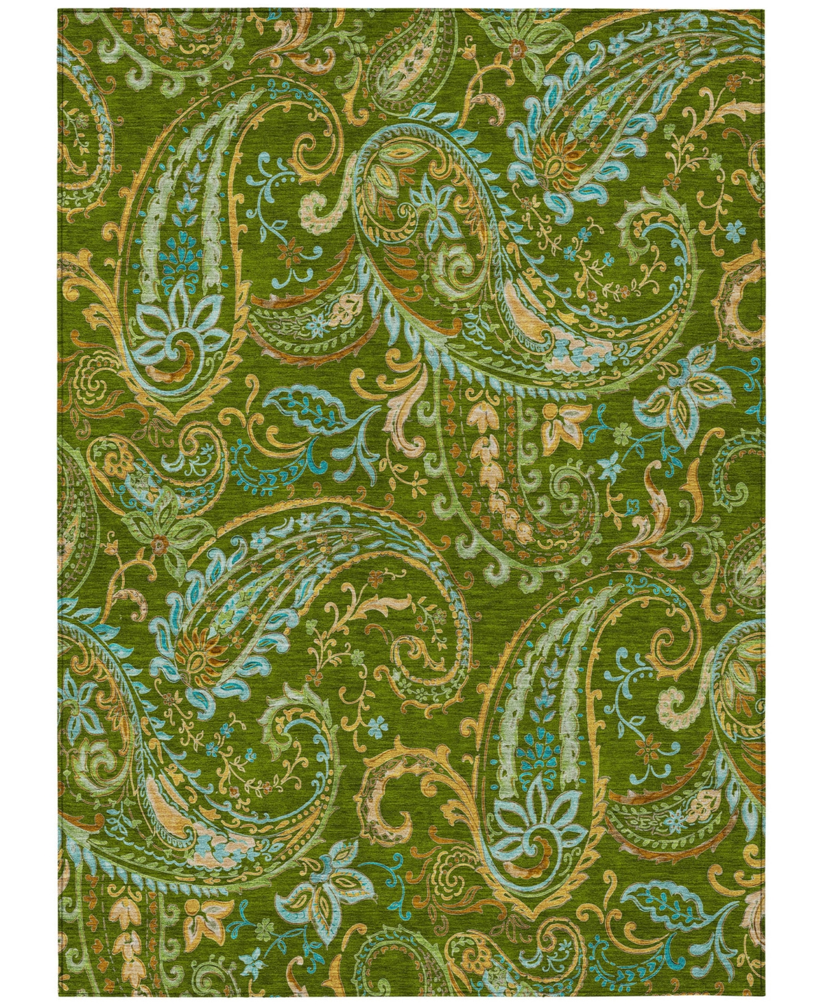 Addison Chantille Machine Washable Acn533 10'x14' Area Rug In Green