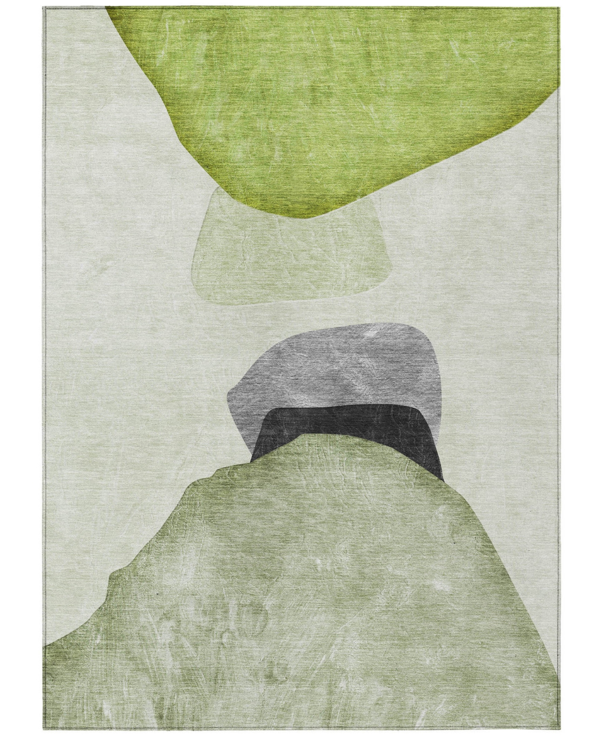 Addison Chantille Machine Washable Acn547 9'x12' Area Rug In Green