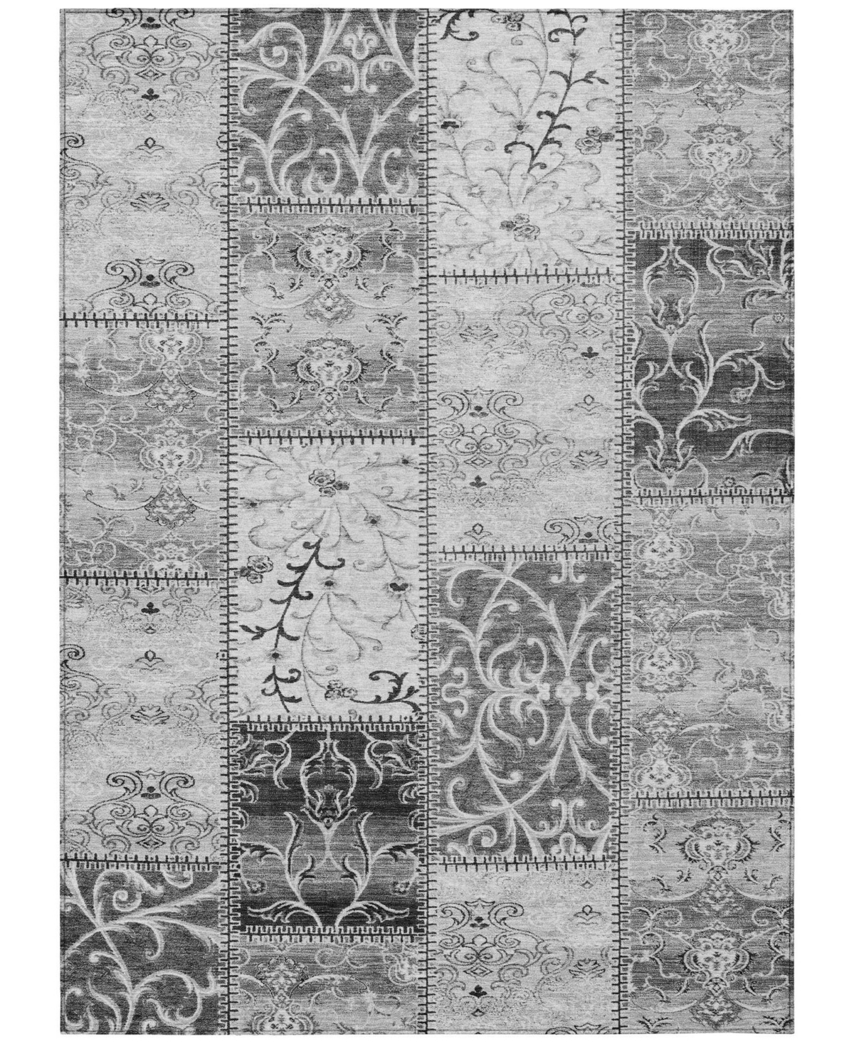Shop Addison Chantille Machine Washable Acn566 10'x14' Area Rug In Gray