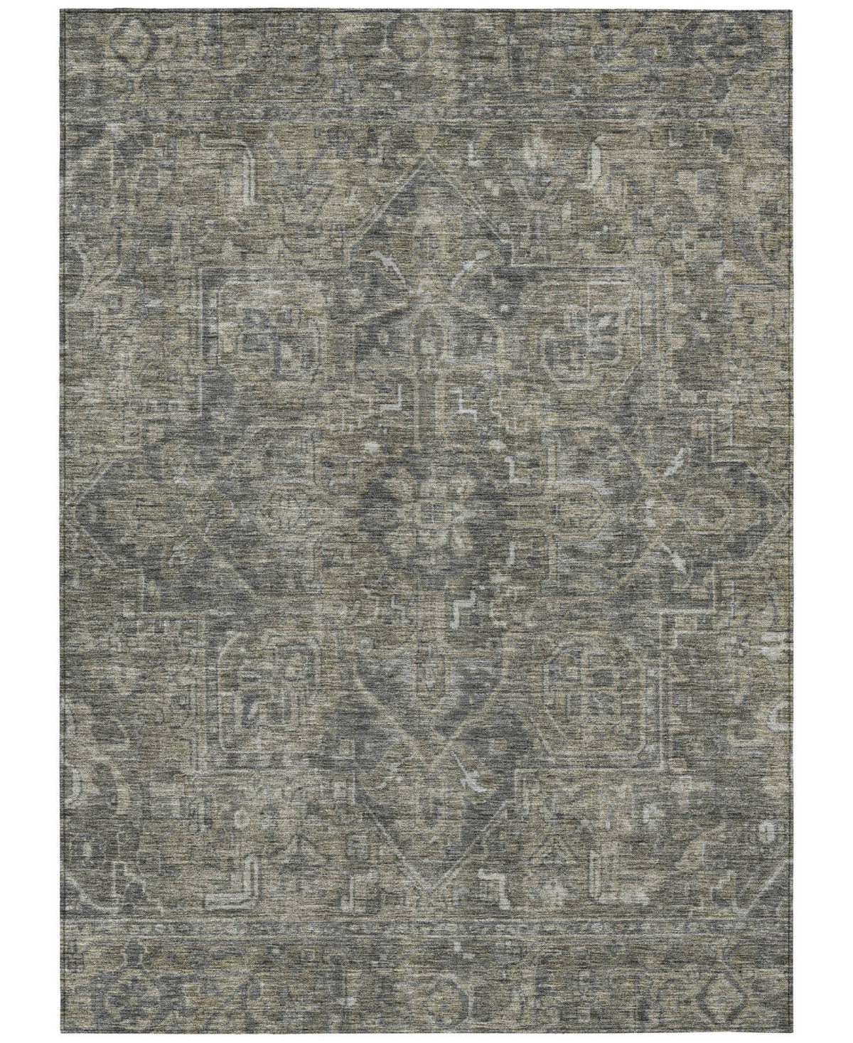 Addison Chantille Machine Washable Acn571 3'x5' Area Rug In Mocha