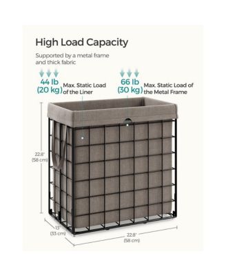 Laundry Hamper,Laundry Basket, Collapsible Clothes Hamper, Removable and Washable Liner