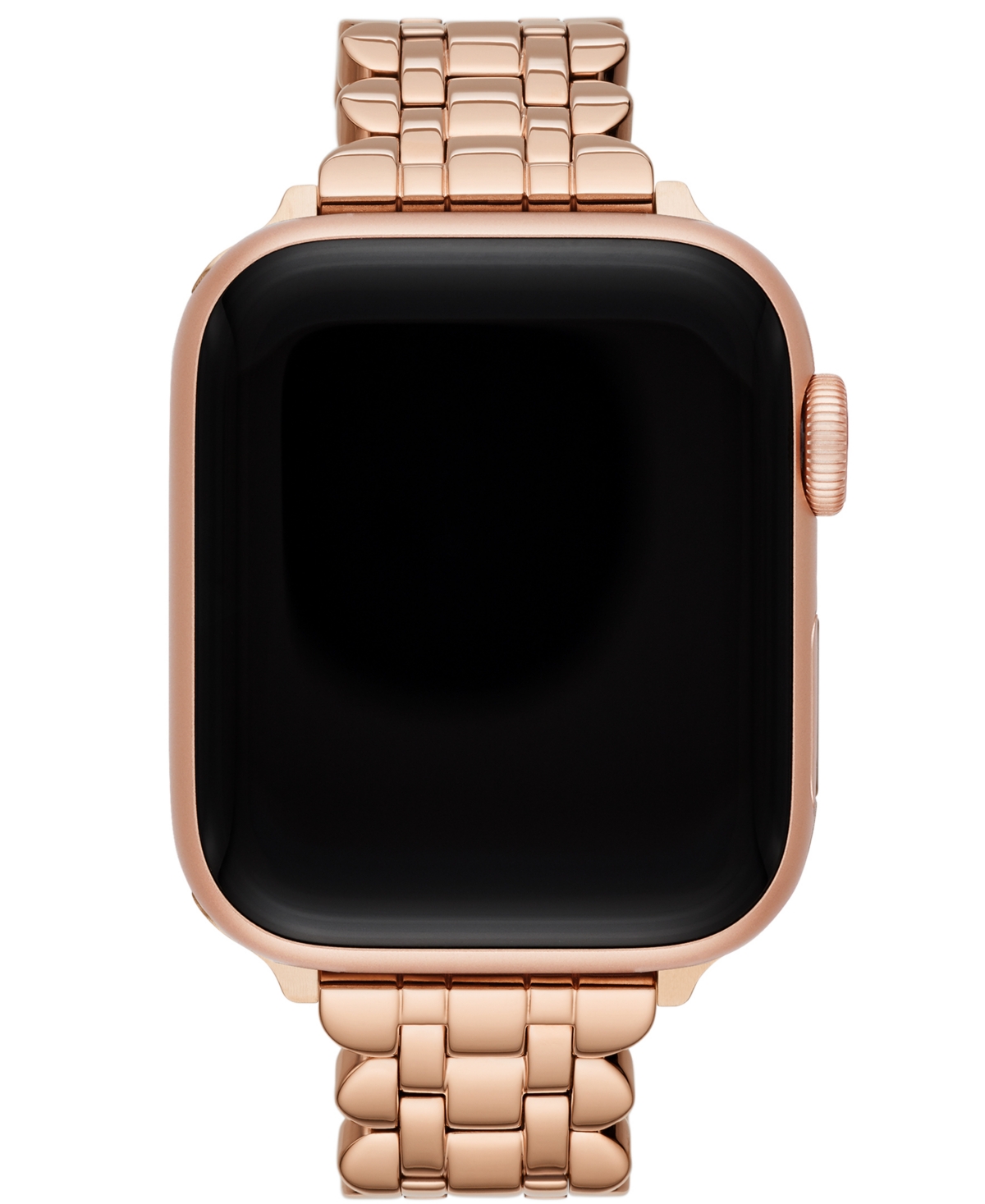 Shop Kate Spade Women's Rose Gold-tone Stainless Steel Band For Apple Watch, 42,44,45,49mm In No Color