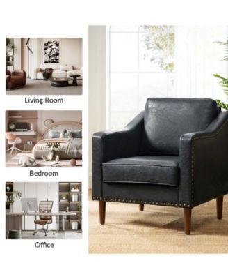 Karena Transitional Armchair with Nailhead Trims