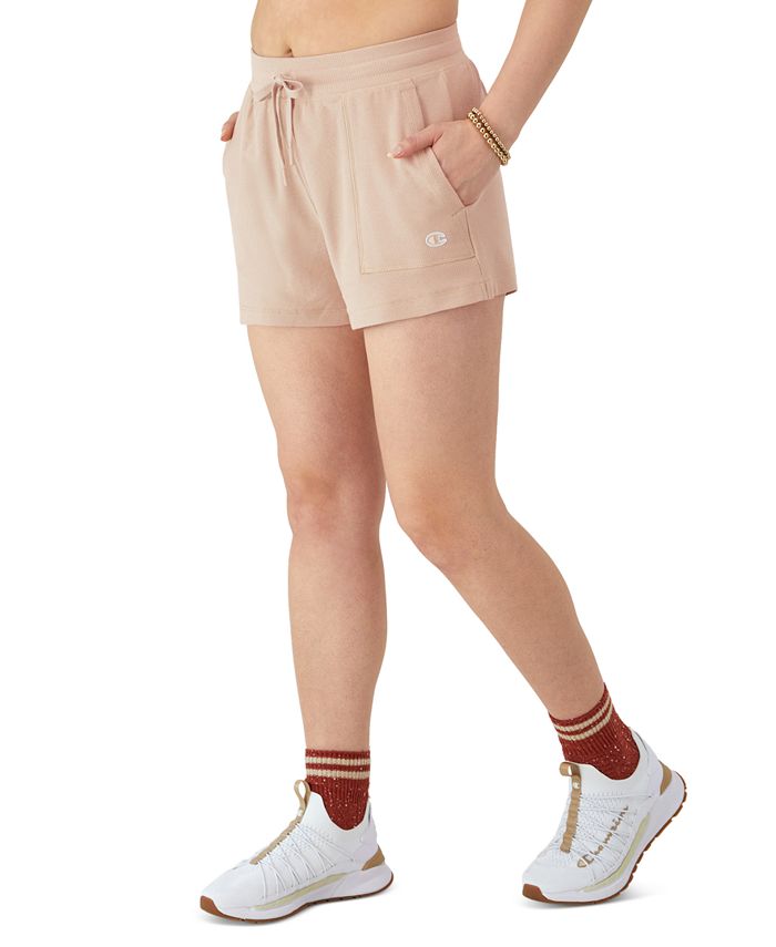 Champion Women's Campus Pique Drawstring Shorts Macy's