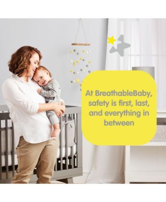 Breathable Mesh Liner for Full-Size Cribs, Classic 3mm Mesh (Size 4FS Covers 3 or 4 Sides)