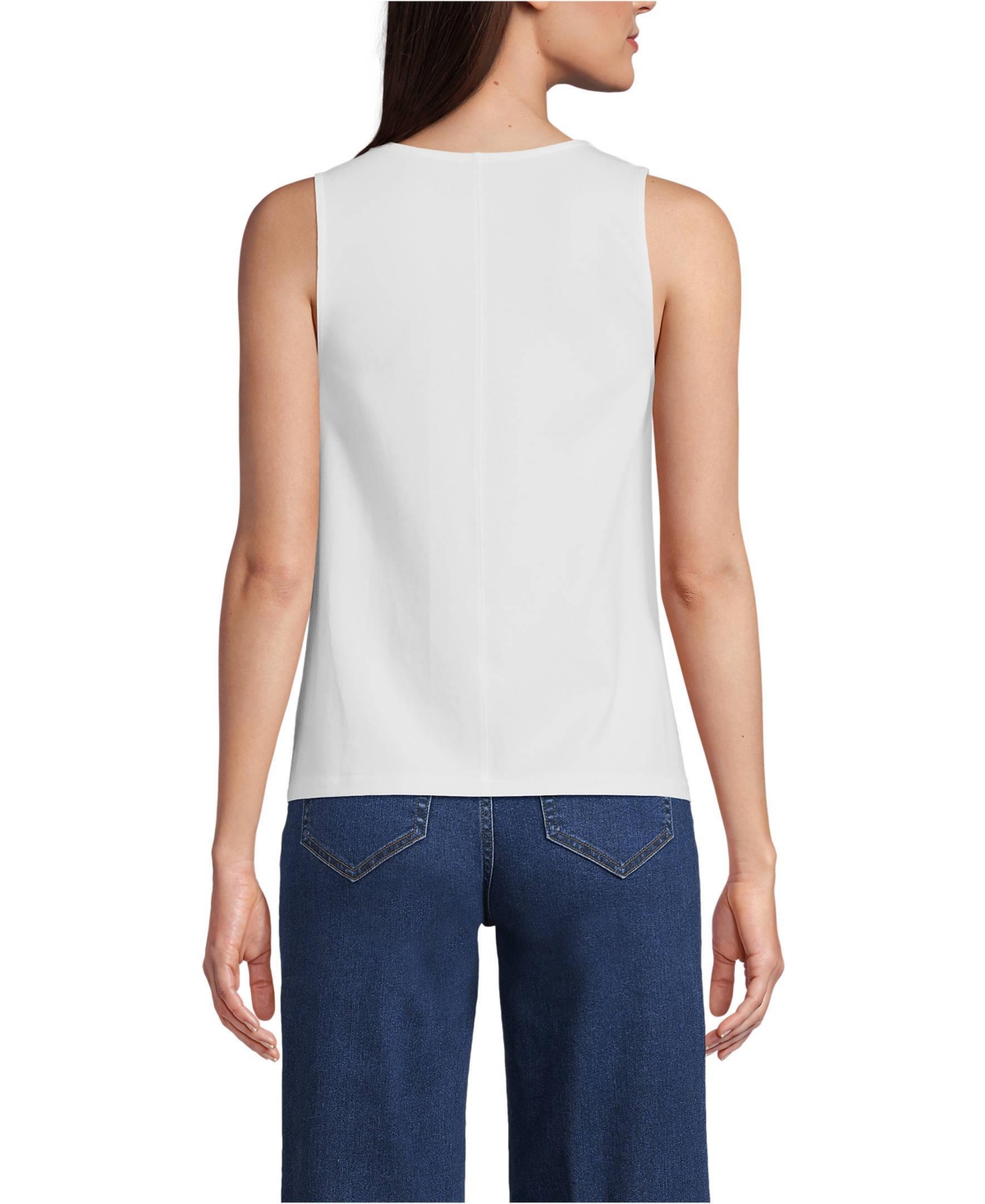 Lands' End Petite Lightweight Jersey Tank Top