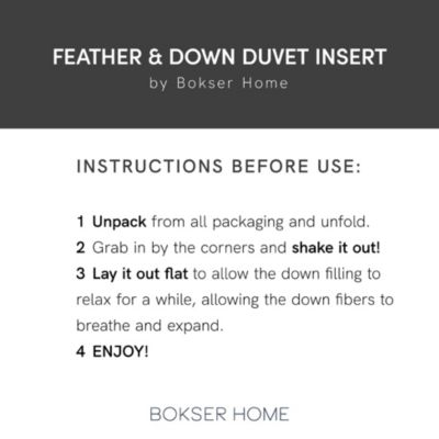 All Season Feather & Down Duvet Comforter Insert - Twin/Twin XL