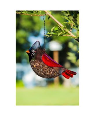Garden Cardinal Mesh Bird Feeder