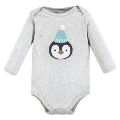 Soft Cotton Long-Sleeve Bodysuit 5Pk