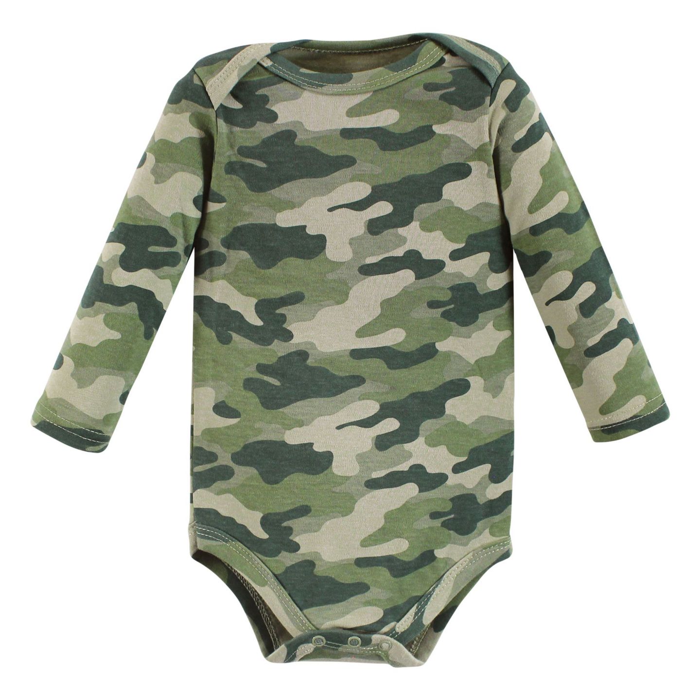 Боди Collection, длинный рукав, хлопок, 7 предметов — Hudson Baby, цвет: Анималистичный — фото 6