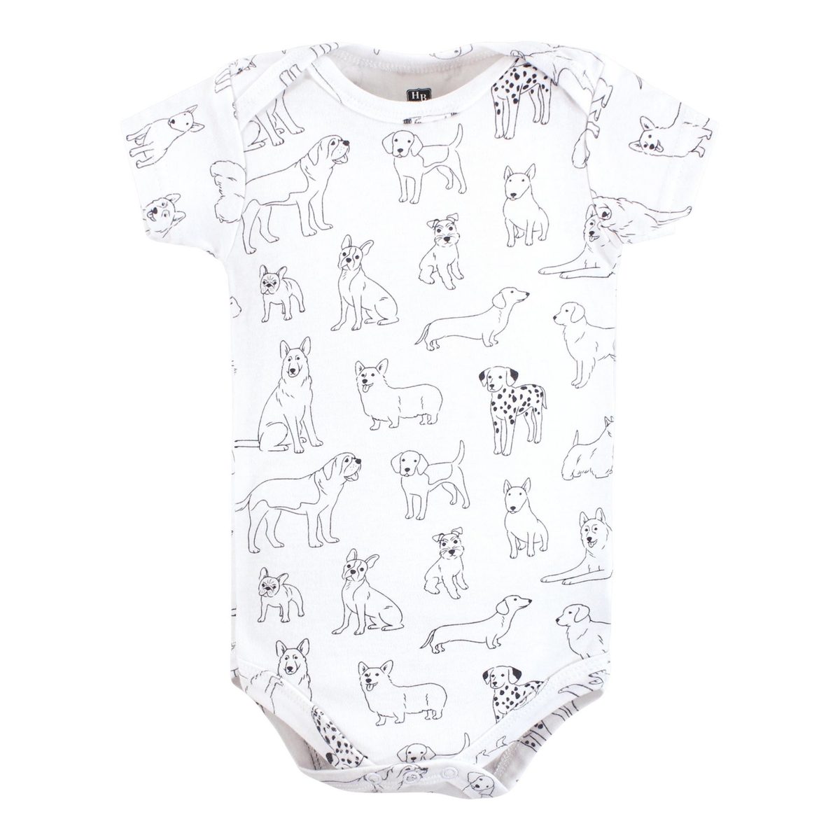 Hudson Baby Boys 7-Pack Cotton Onesies