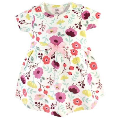 Baby Girls Comfy Natural Cotton Dress & Cardigan Set