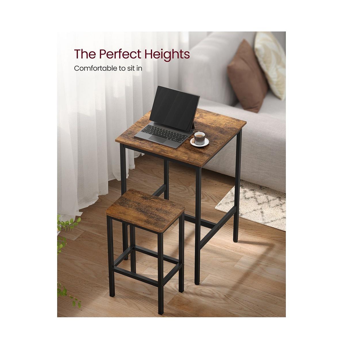 Slickblue Bar Table and Chairs Set Stylish Pub-Height Dining Furniture for Modern Spaces